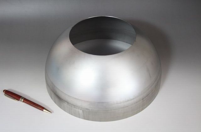 φ38×t1.5 ステンレス半球キャップの少量製作｜有限会社こだま製作所
